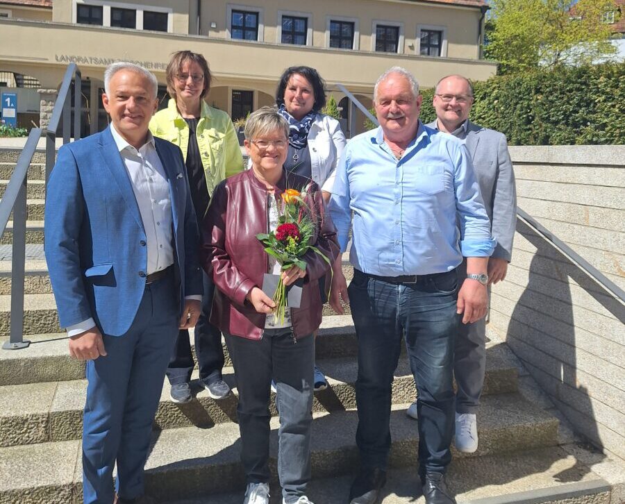 Verabschiedungen im Landratsamt Tirschenreuth nach jahrzehntelangem Einsatz
