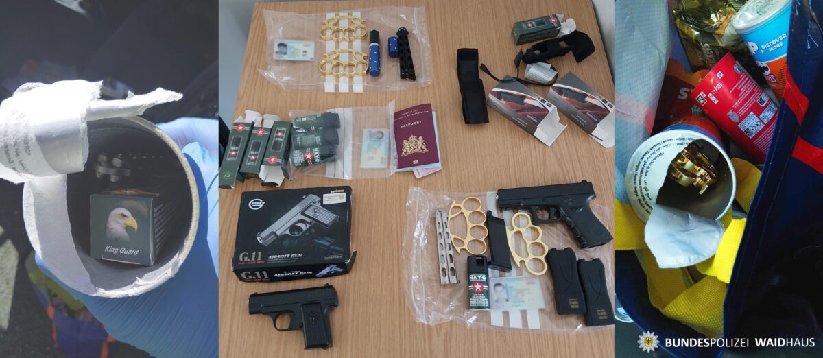 Waffenfund bei Grenzkontrolle