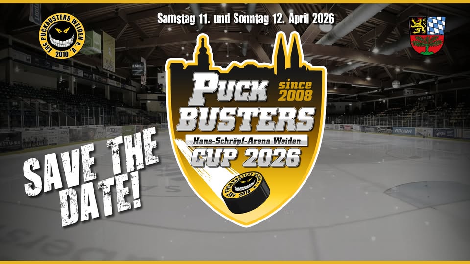 Puckbusters Cup 2026: Eishockey-Wochenende in Weiden