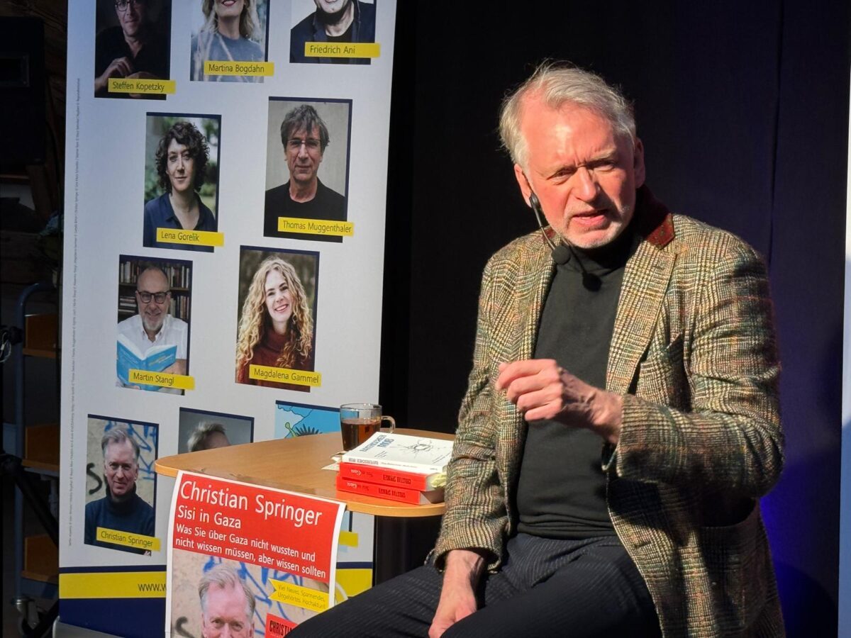 Christian Springer in Weiden: Politischer Abschluss der Literaturtage