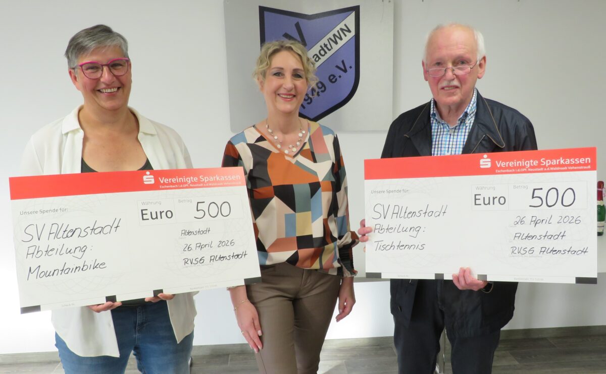 Reha-Vital-Sportgruppe Altenstadt/WN mit einem Herz für die Jugend