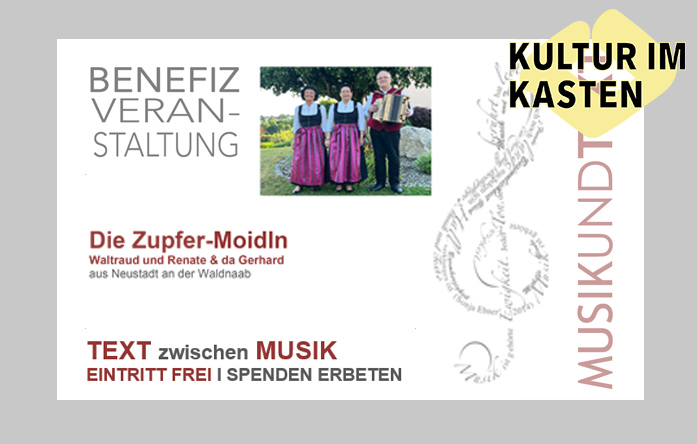 MUT – Musik und Text – Benefizkonzert