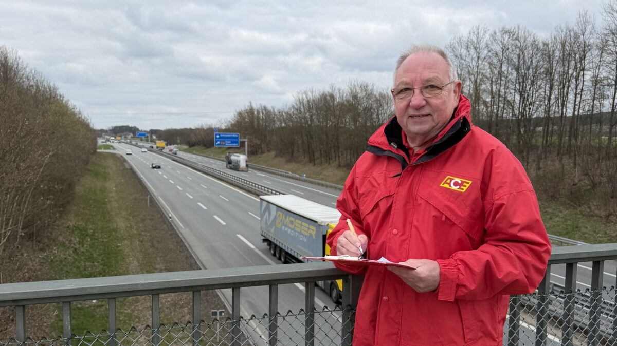 ACE zählt "Blinkmuffel" auf der A93 bei Schwandorf