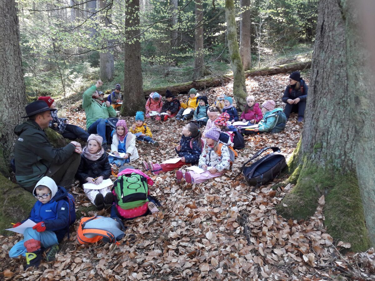 Waldtage in Floß begeistern 20 Vorschulkinder