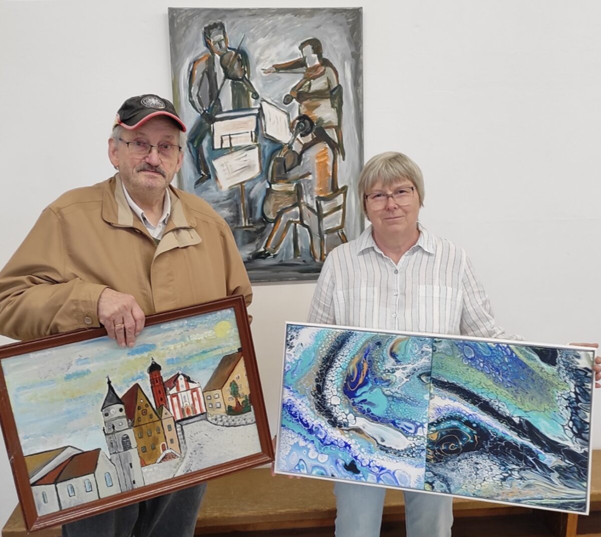Ausstellung heimischer Künstler und Sammler im Bürgerhaus in Schlammersdorf