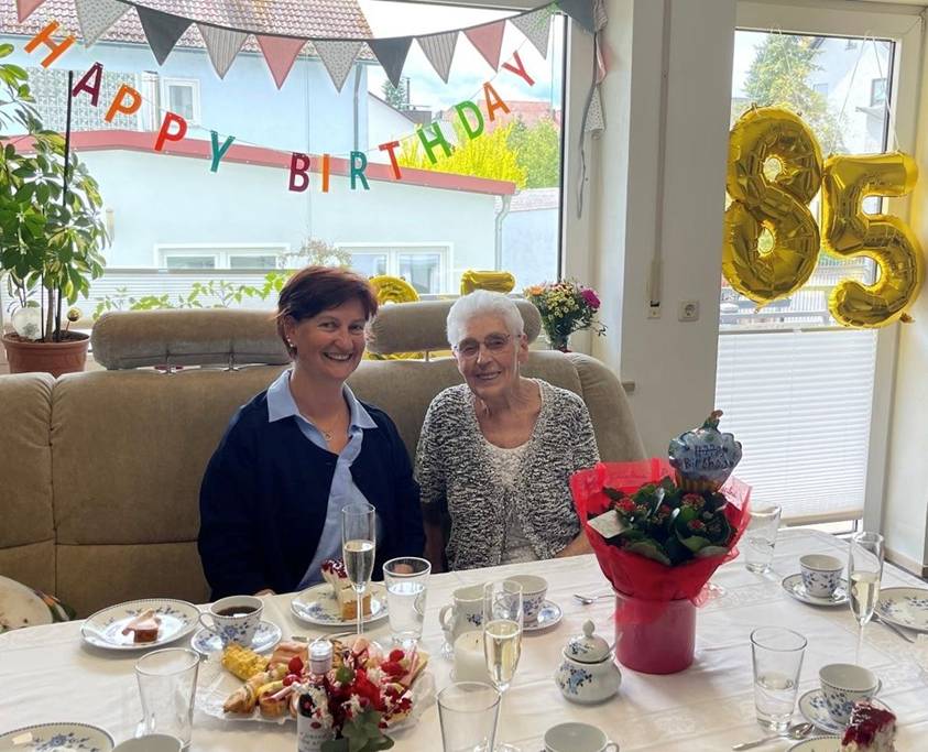 Bürgermeisterin Kippes gratuliert in Neustadt zum 85. Geburtstag