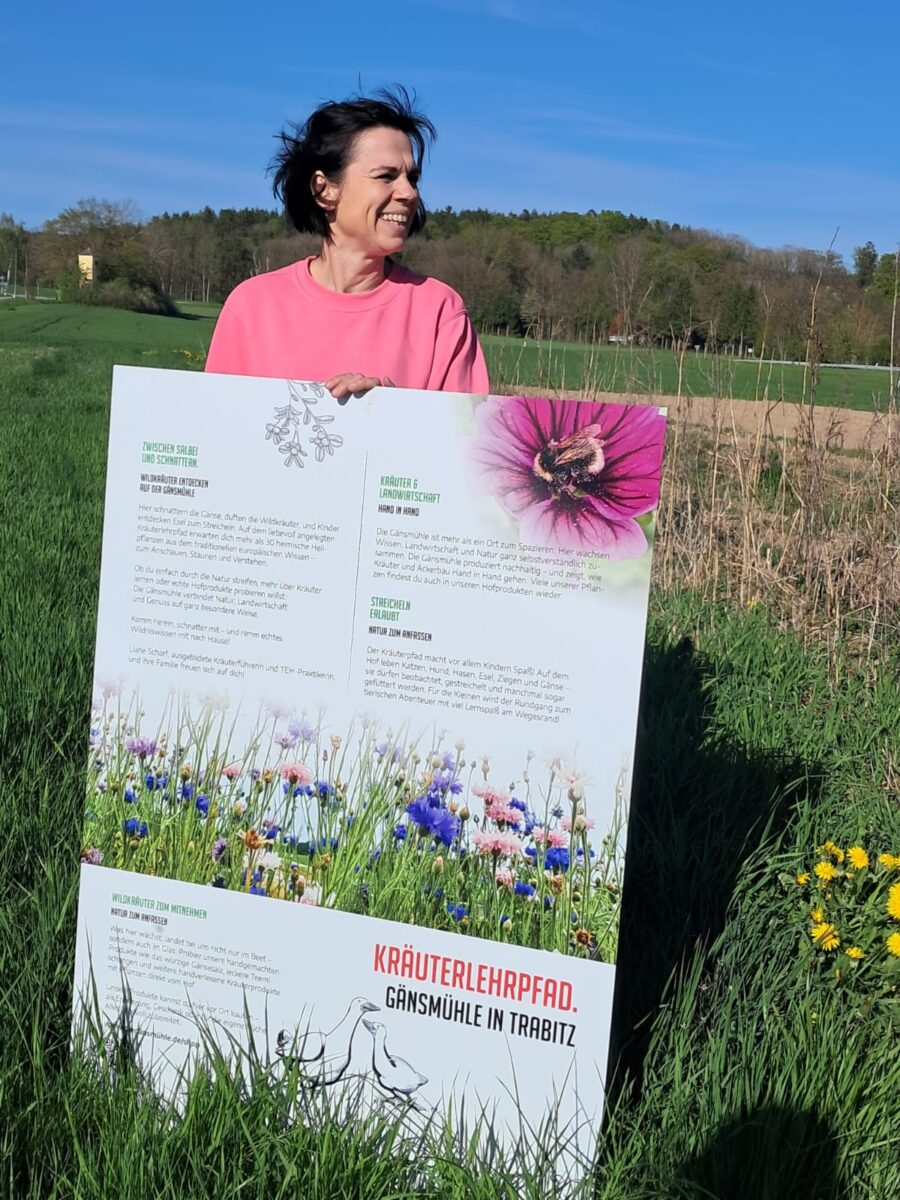 Eröffnung des TEH-Kräuterlehrpfads an der Gänsmühle in Trabitz