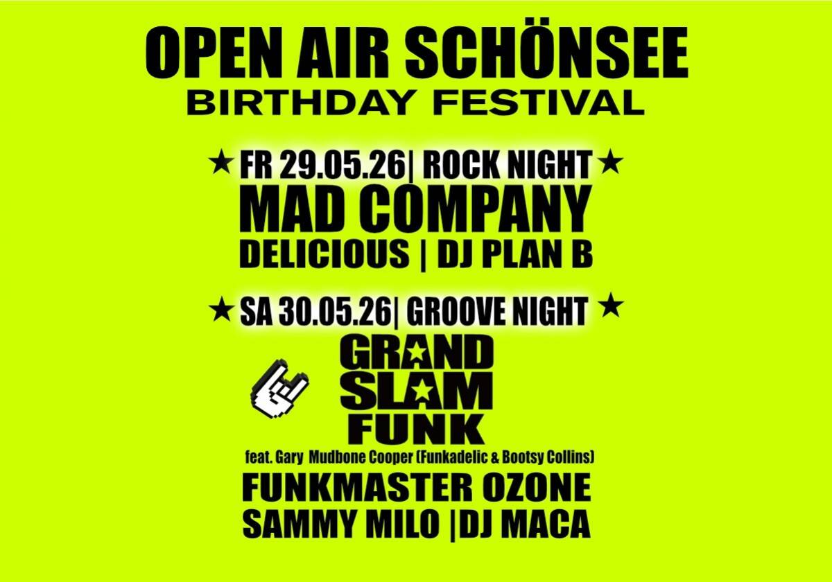 [OK_TO_OE_BOT] okticket.de »  AD Veranstaltung » Open Air Schönsee - Wochenendticket (29.05.2026 (20:00h))