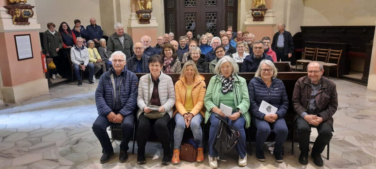 Maiandacht in Maria Kulm krönt Fahrt der 60-plus-Gruppe Beidl