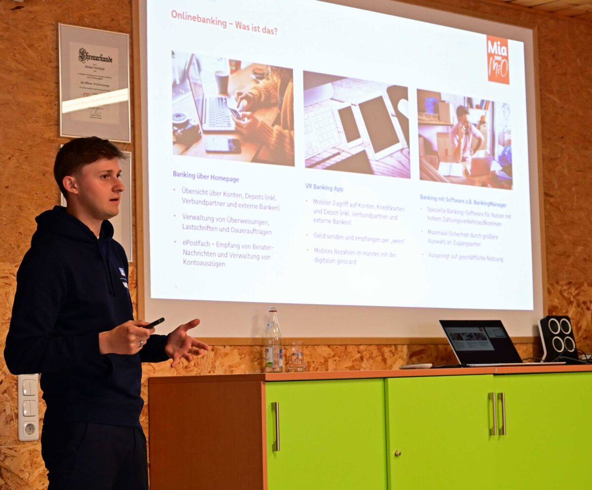 Vortrag "Sicheres Onlinebanking und modernes Bezahlen" in Oberviechtach