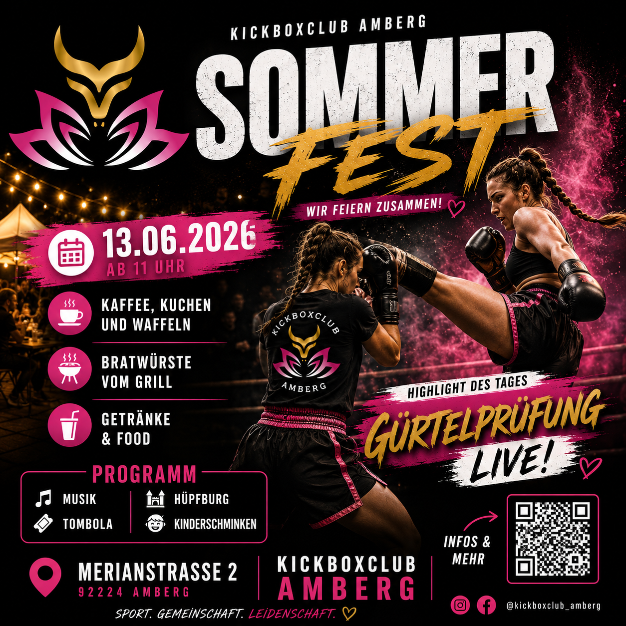 Sommerfest des Kickboxclub Amberg – Sport, Spaß &amp; Gemeinschaft!