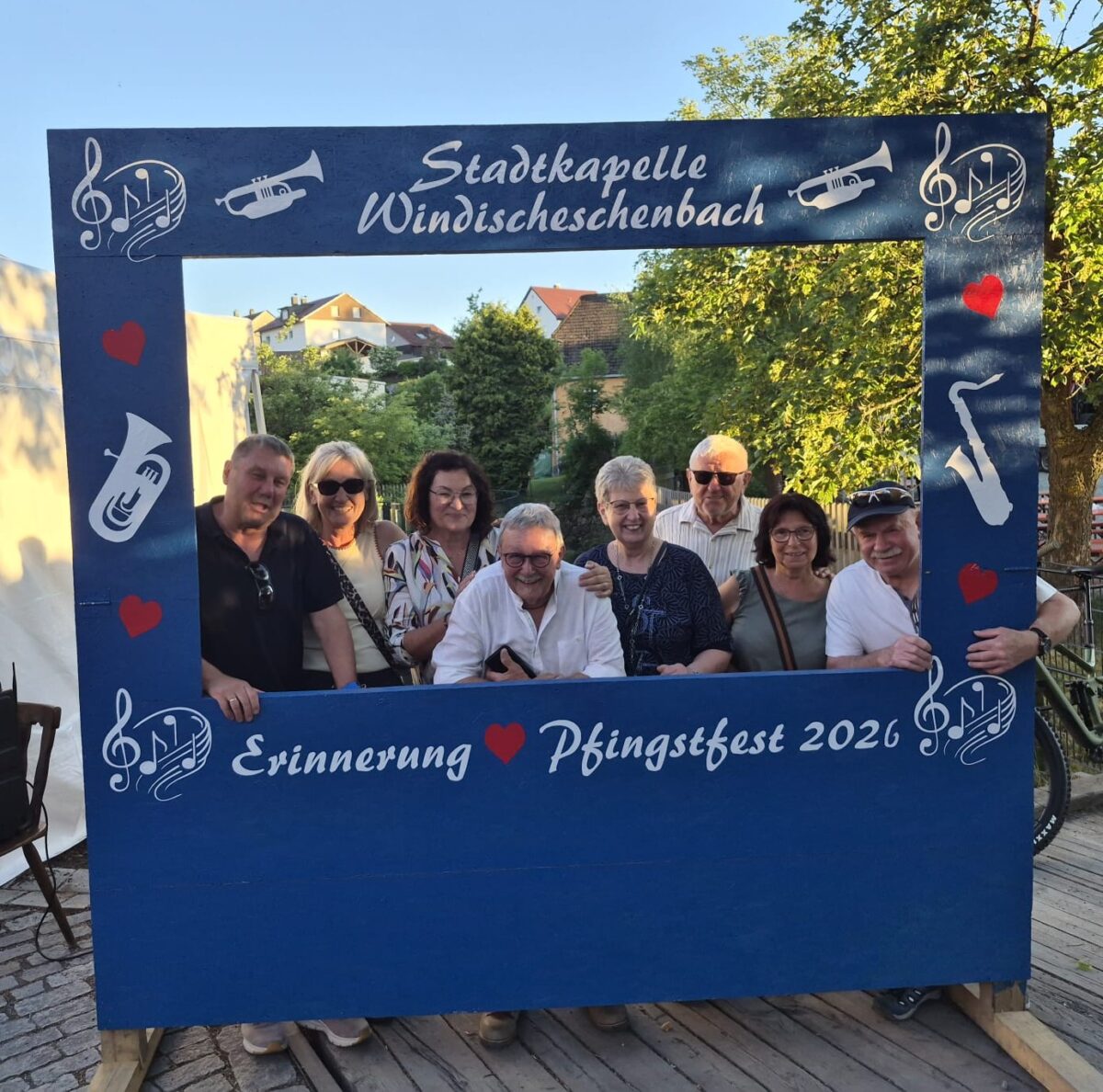 Stadtkapelle feiert 55. Geburtstag beim Pfingstfest in Windischeschenbach