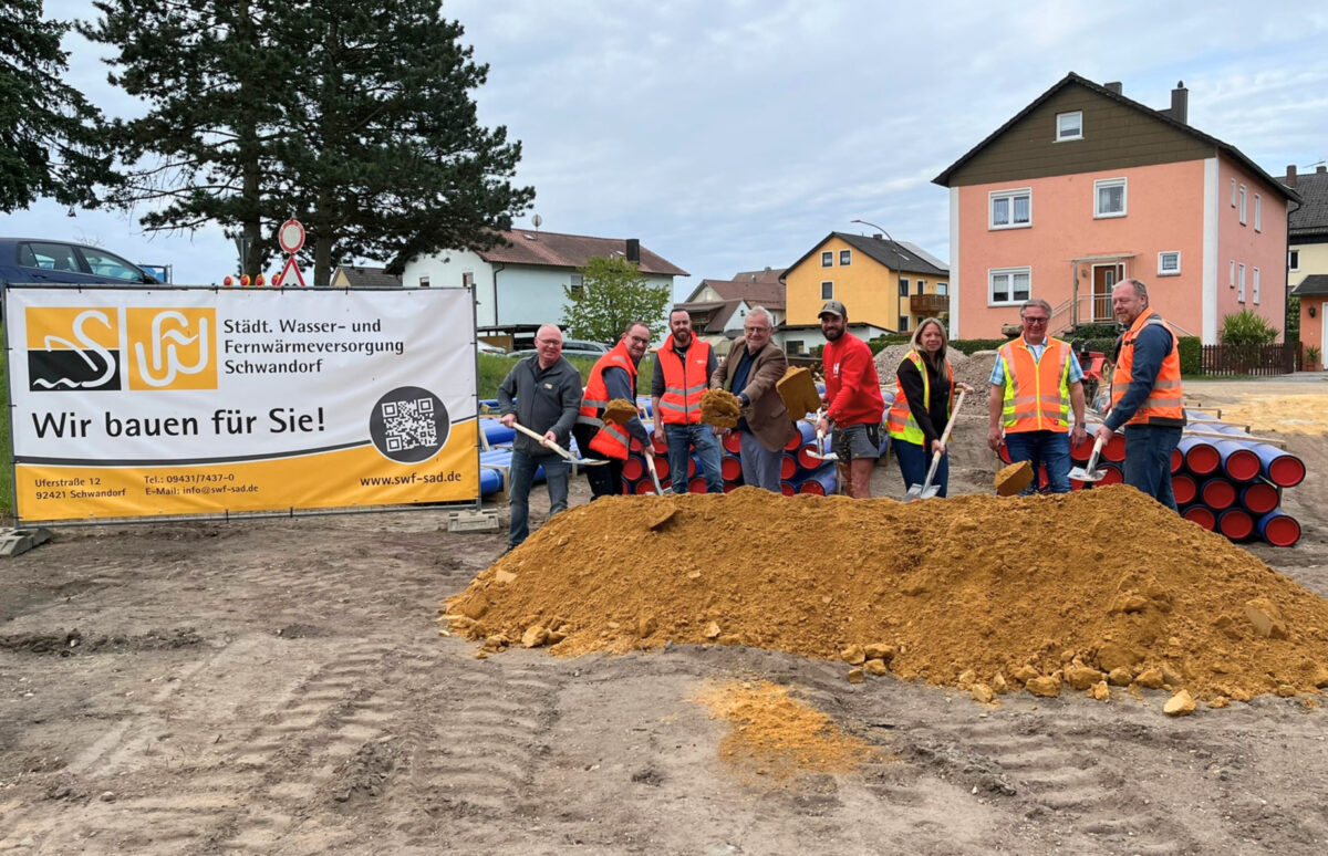 Startschuss für Wassernetz-Erneuerung in Klardorf, Schwandorf