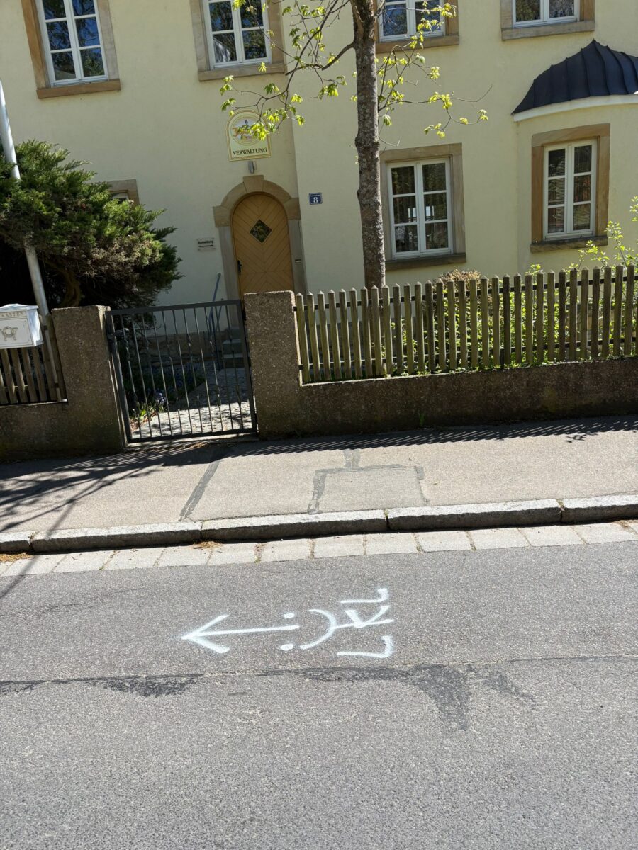 Strecke für Landkreislauf im Landkreis Schwandorf markiert