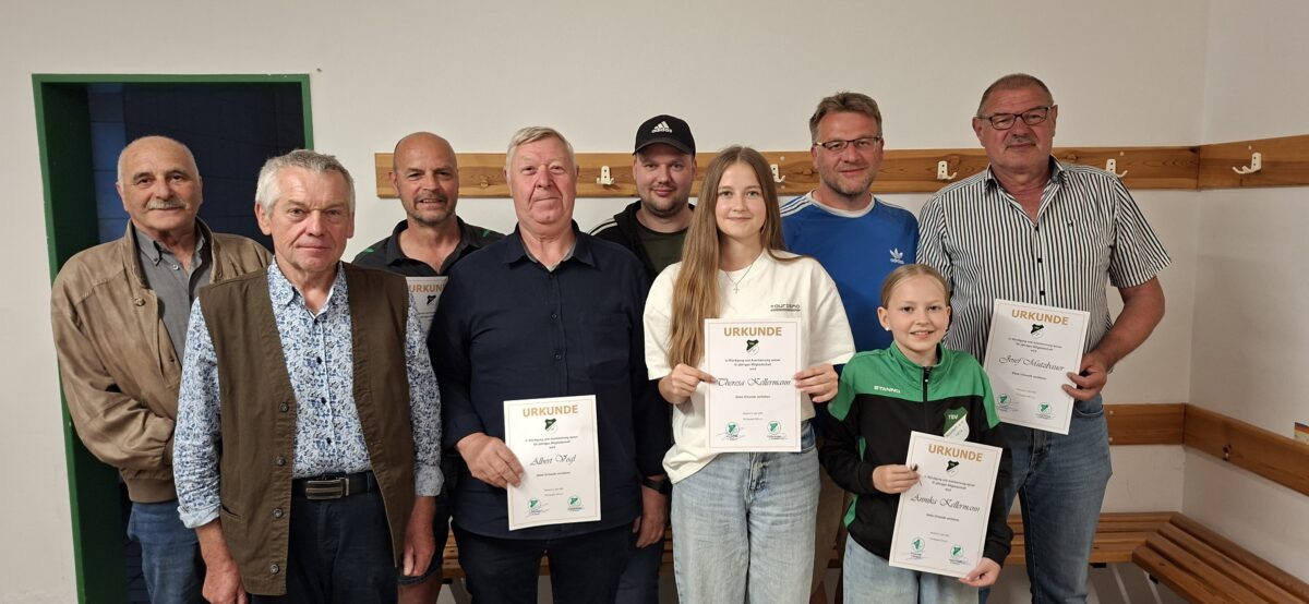 TSV Neudorf ehrt Mister TSV Richard Zeiler für 50 Jahre