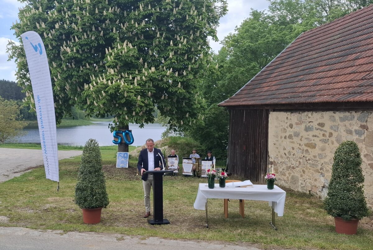 Umweltminister feiert 50 Jahre Eixendorfer See in Neunburg vorm Wald