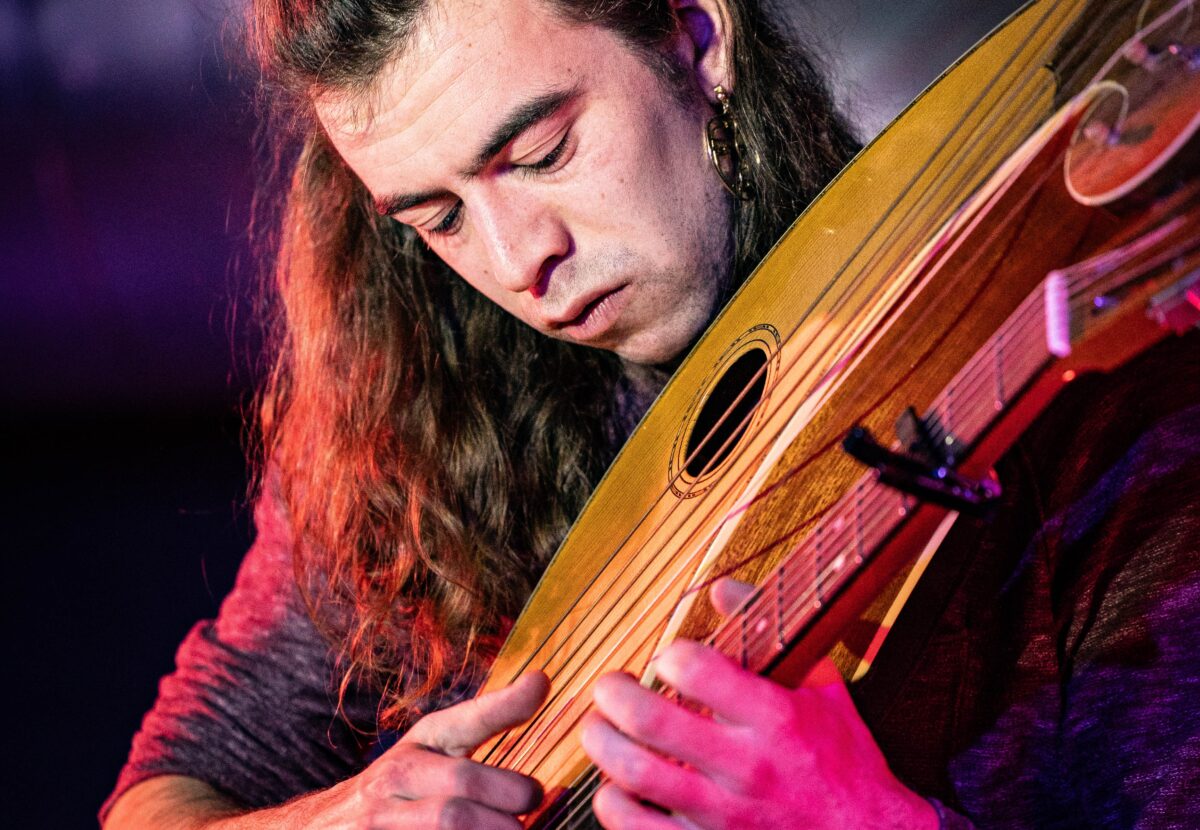Vincent Babl in der Wolfgangskrypta