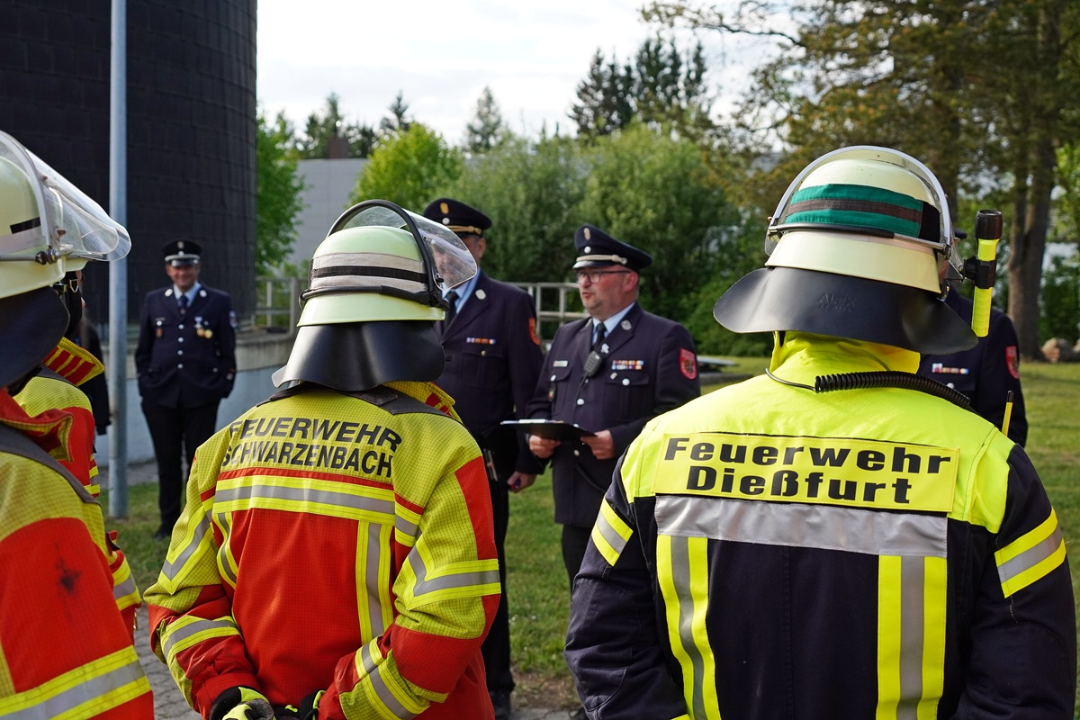 Erfolgreiche Leistungsprüfung für Feuerwehren Schwarzenbach und Dießfurt