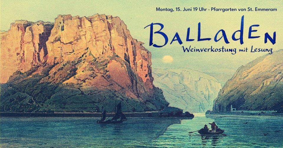 Balladen. Weinverkostung mit Lesung und Buffet