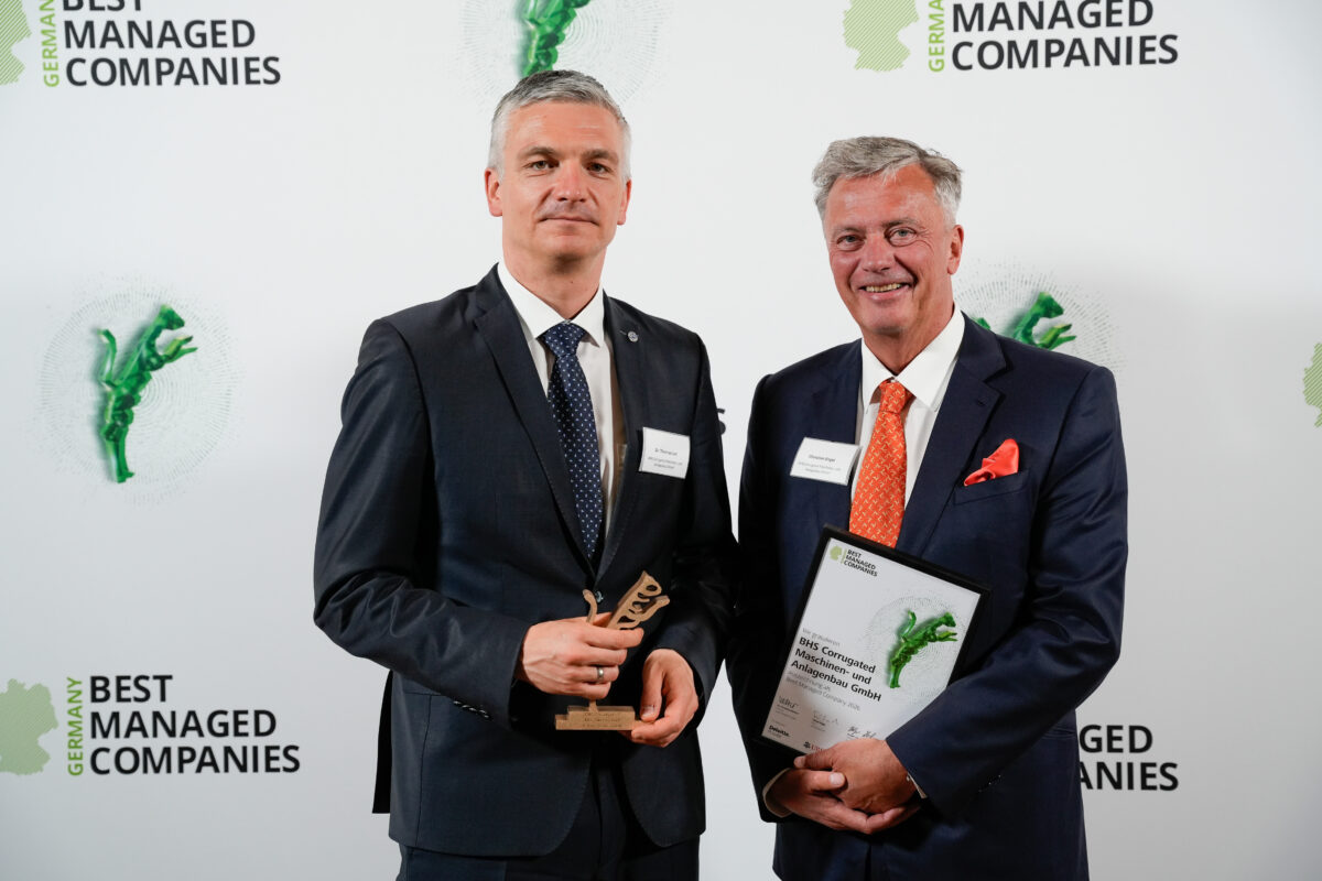 BHS Corrugated gehört zu den bestgeführten Mittelständlern der Republik