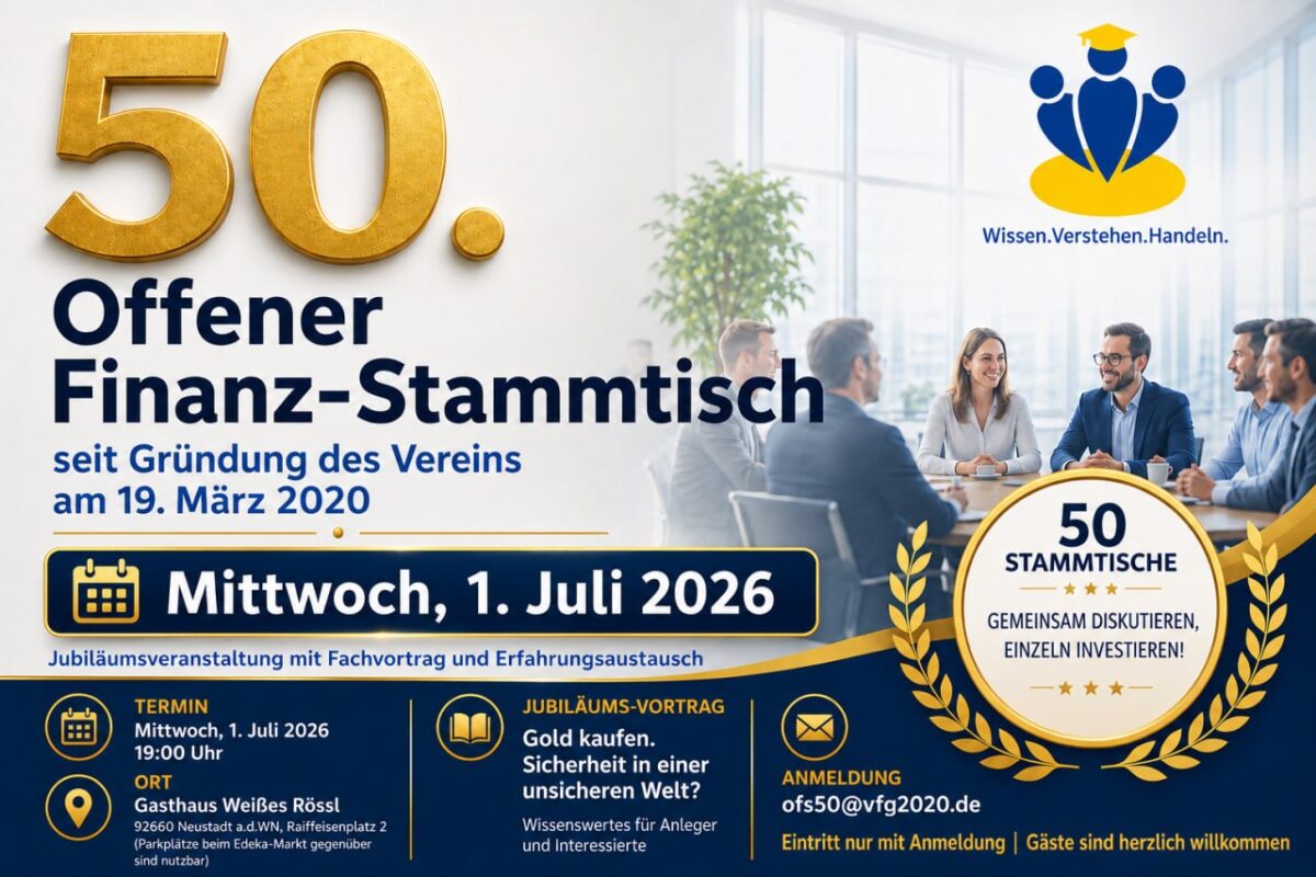 50. offener Finanz Stammtisch