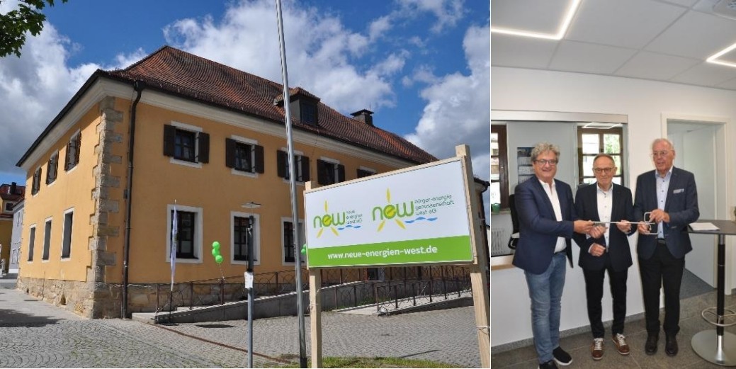 Neue Energien West eG weiht Geschäftsräume in Grafenwöhr ein