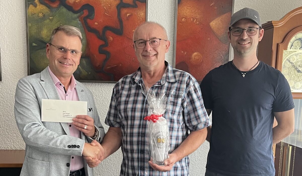 Wasserwart Karl Stangl nach 31 Jahren in Windischeschenbach im Ruhestand