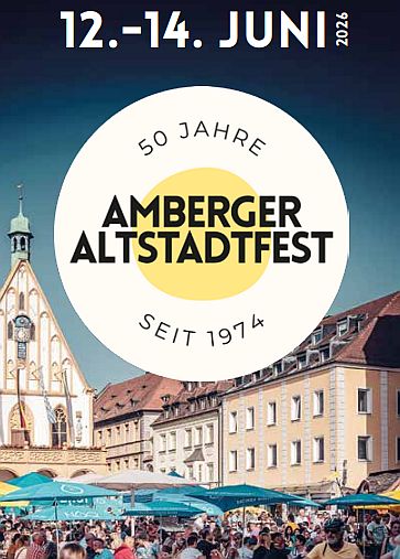 Jubiläum in Amberg: 50. Altstadtfest vom 12. bis 14. Juni