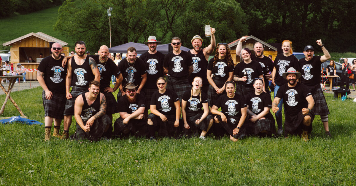 Highländer Bavarian Barbarian triumphieren erneut bei Highland Games in Guteneck