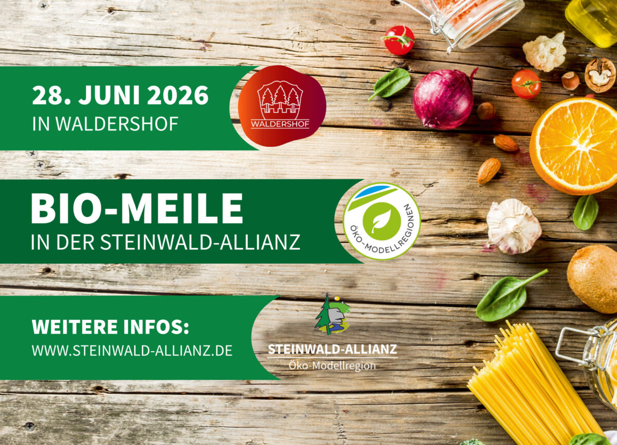Bio-Meile in Waldershof mit Markt und Naturführungen