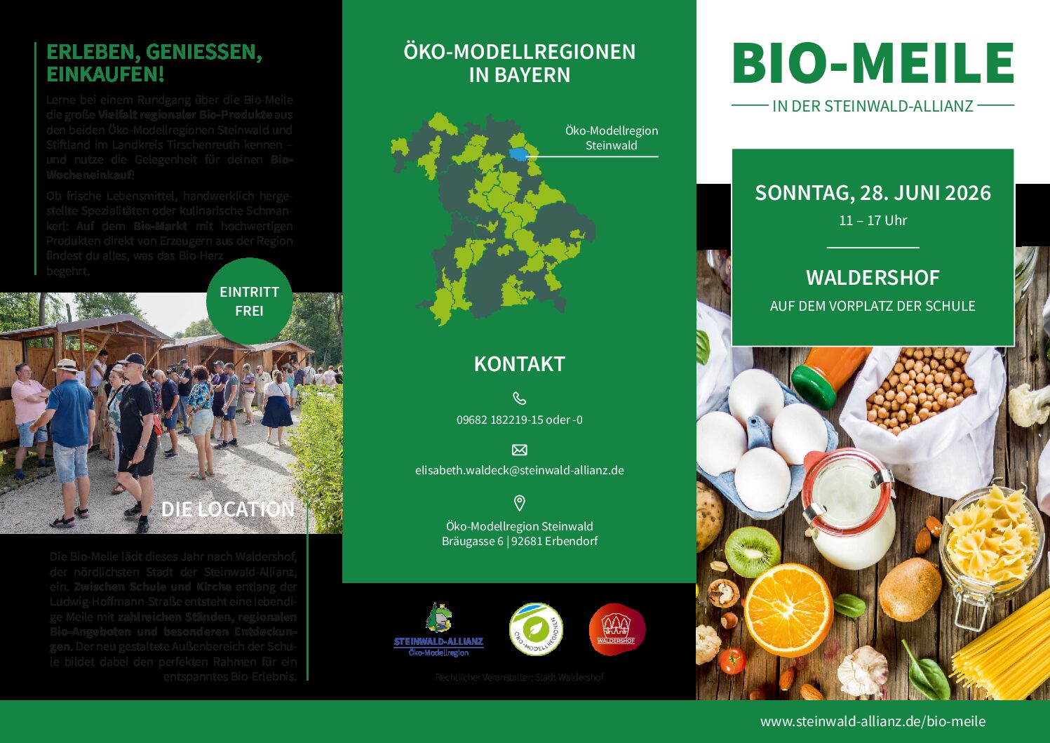 Regionale Bio-Vielfalt auf der Bio-Meile in Waldershof