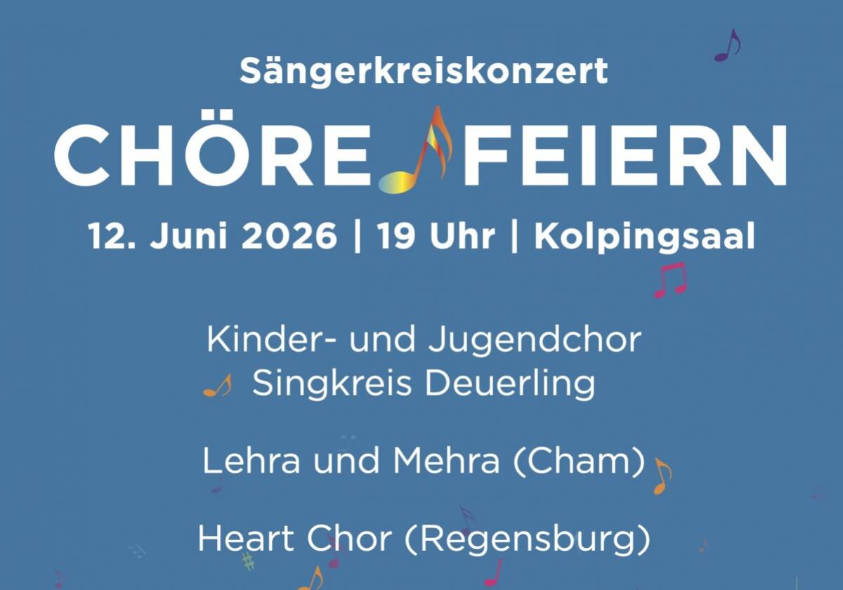 Chöre feiern: Konzert Verband Oberpfälzer Chöre in Regensburg
