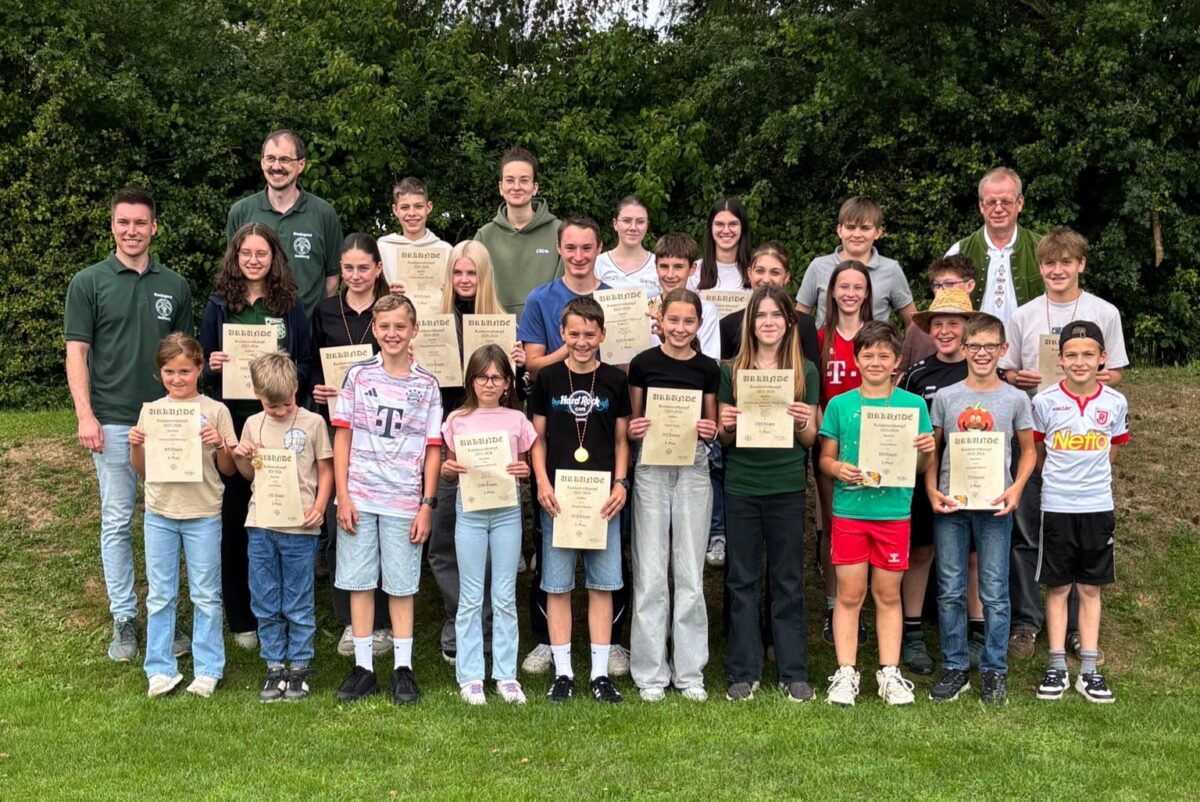 Gaujugend ehrt Sieger der Rundenwettkämpfe 2025/2026 in Nabburg