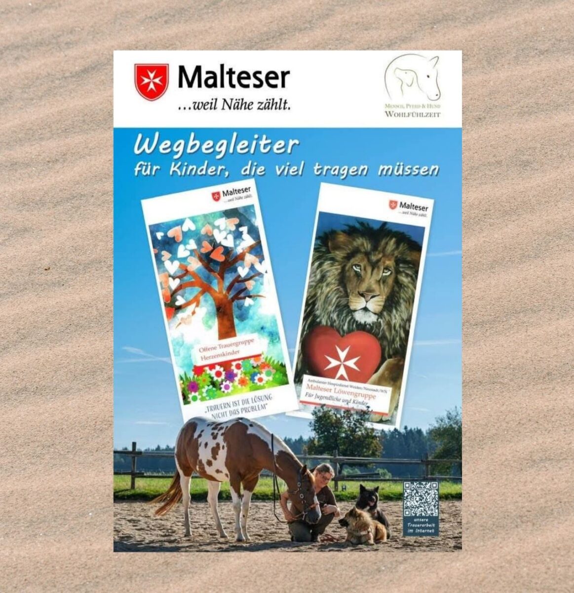 Kindertrauergruppe Herzenskinder hilft in Weiden und Neustadt