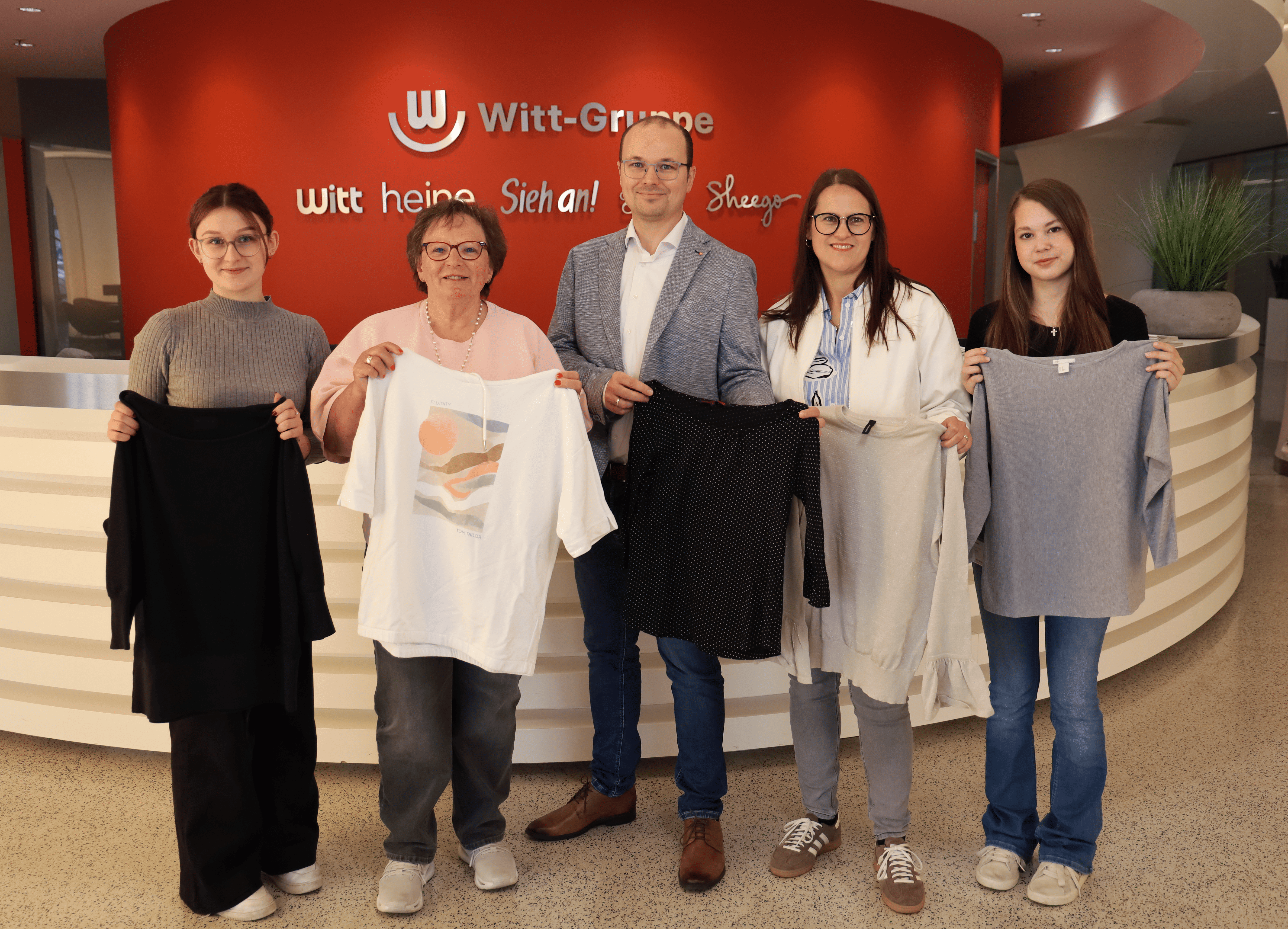Kleidertauschparty der Witt-Gruppe unterstützt Caritas in Weiden