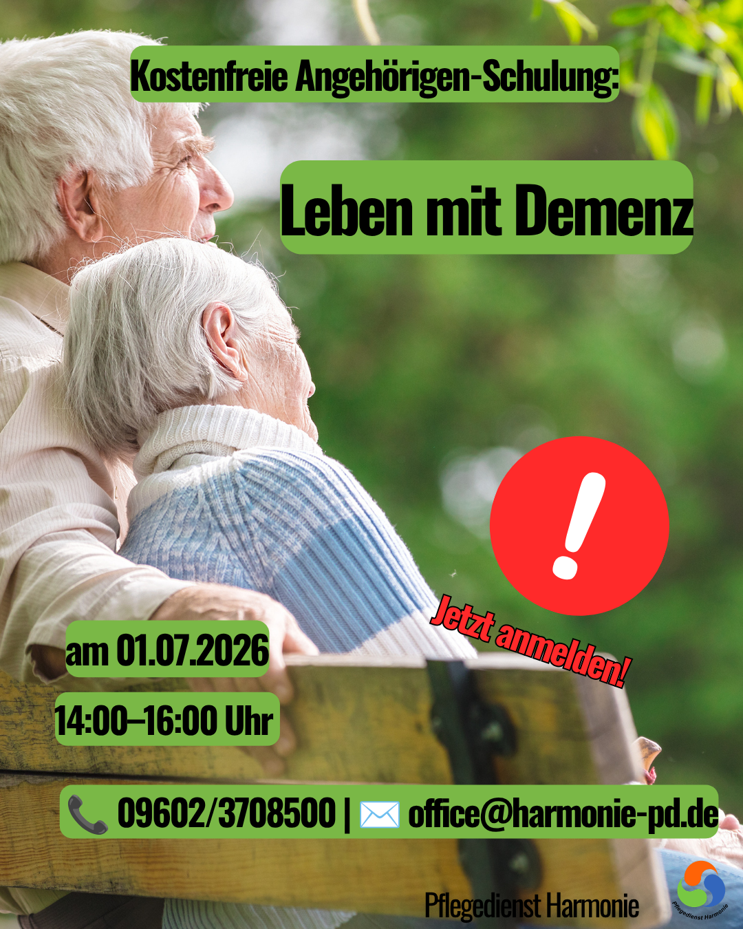 Kostenfreier Kurs: Grundlagen der Demenz für Angehörige