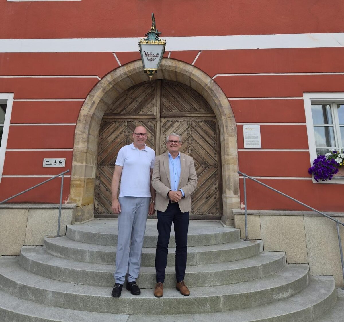 Landtagsabgeordneter Scharf zum Antrittsbesuch in Burglengenfeld