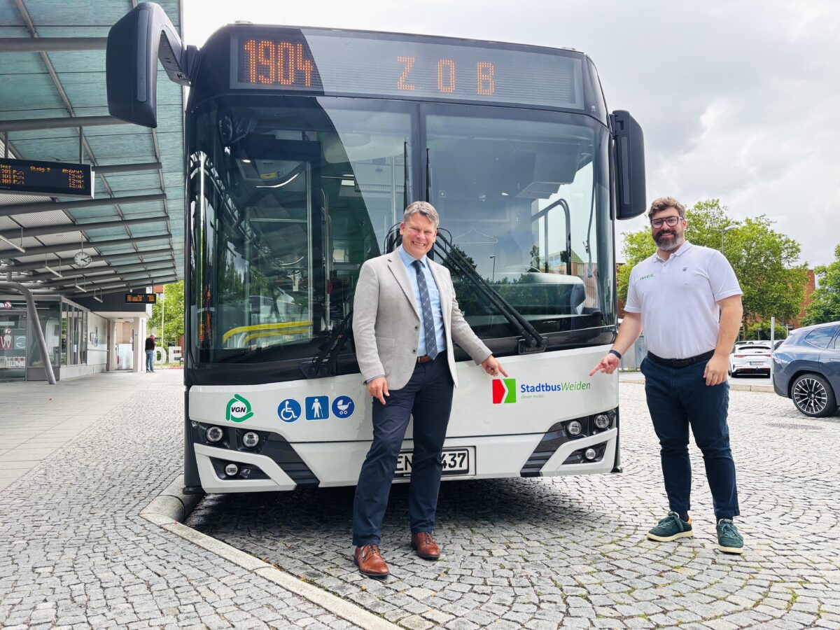 Mehr Abendfahrten und neue Routen beim Stadtbus Weiden