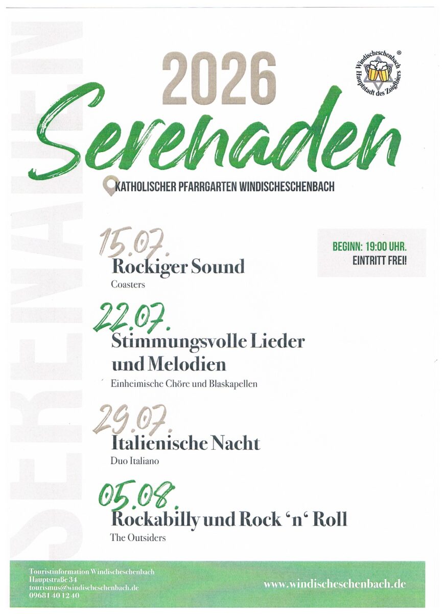 Serenaden im Pfarrgarten