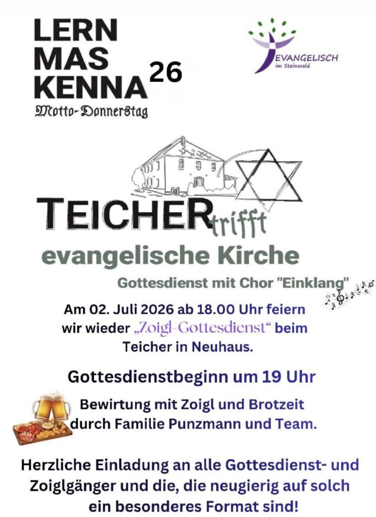 Teicher trifft Gottesdienst