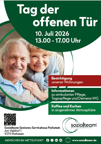Tag der offenen Tür im Sozialteam Senioren- Servicehaus Parkstein