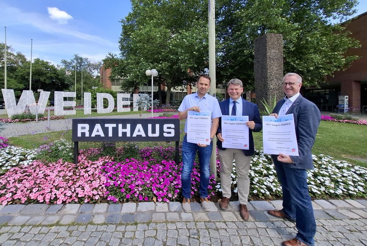 Zeitler und ver.di danken Beschäftigten der Daseinsvorsorge in Weiden