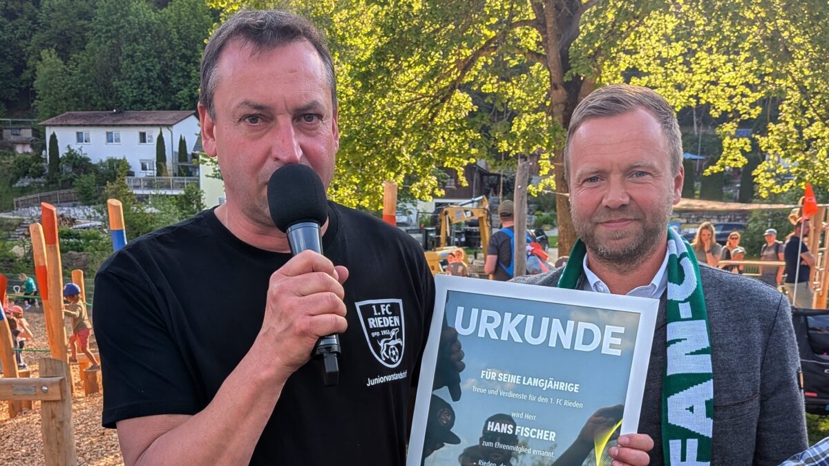 Hans Fischer im BR-Interview über Inklusion beim 1. FC Rieden