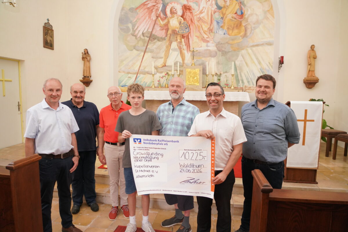 Crowdfunding-Initiative ein voller Erfolg – Neue Orgel für St.-Michael-Kapelle in Albersrieth