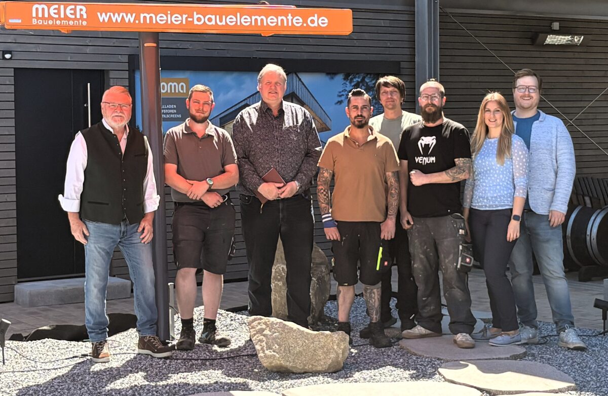 Neues Gebäude der Firma Bauelemente Meier feierlich eingeweiht