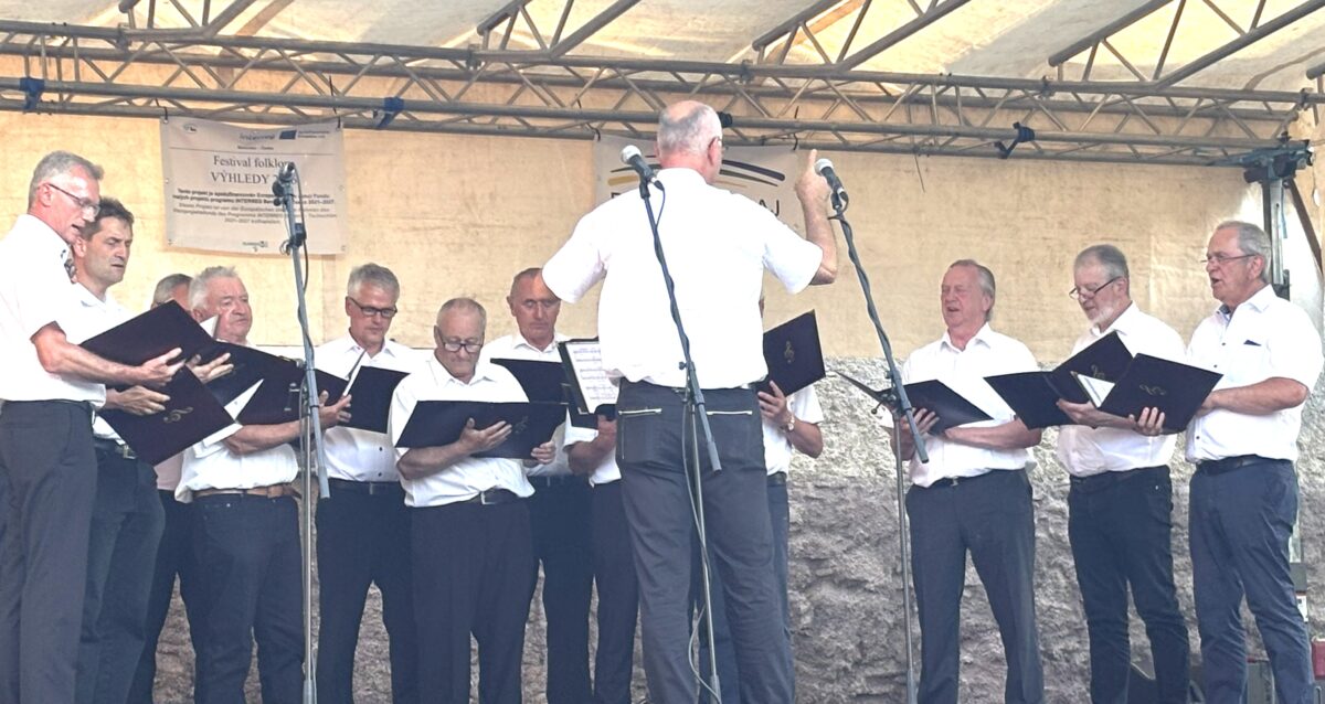 MGV Flossenbürg begeistert beim Kulturfestival in Klenčí