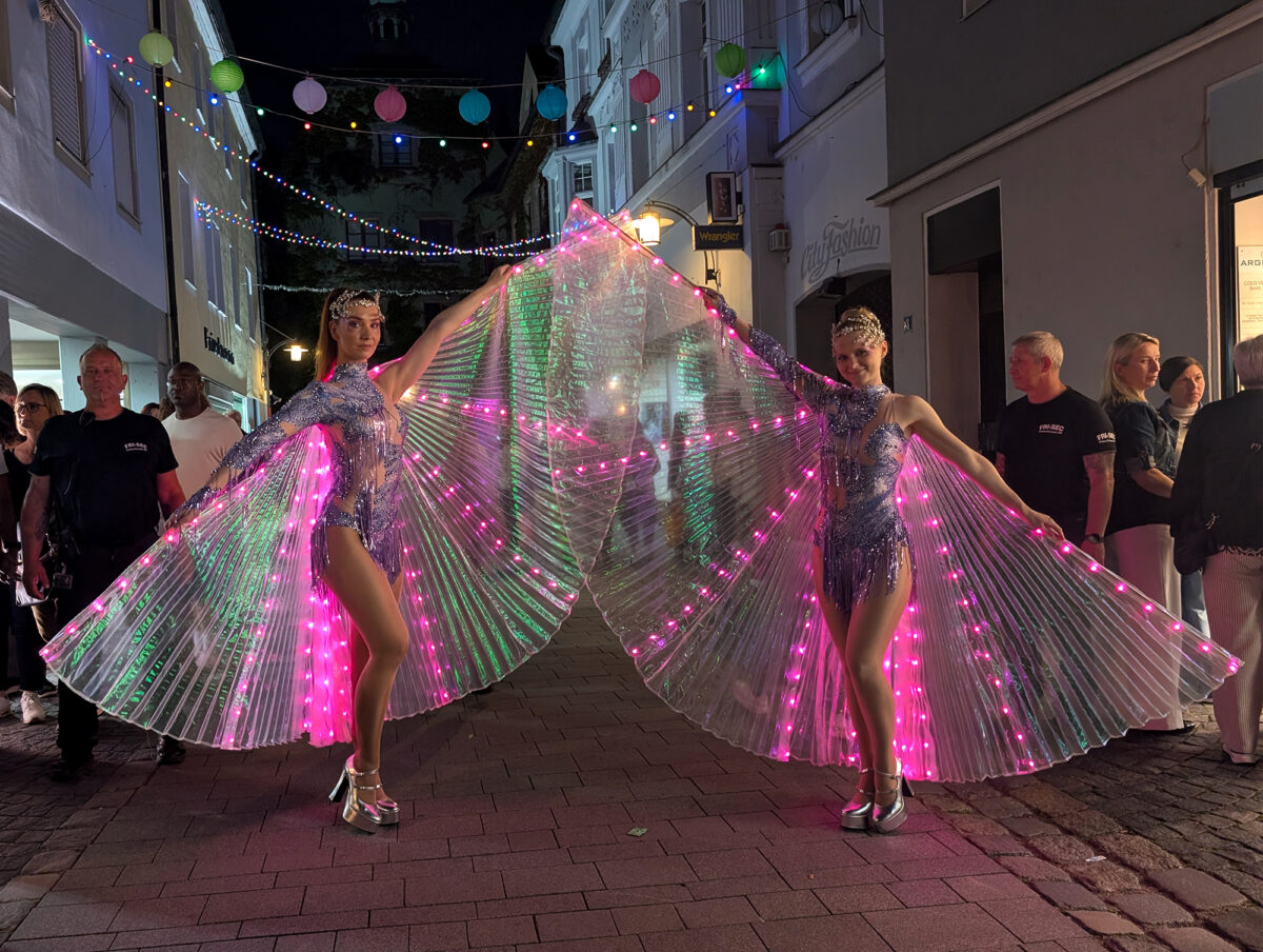 Shopping bis Mitternacht lockte Besucher nach Weiden