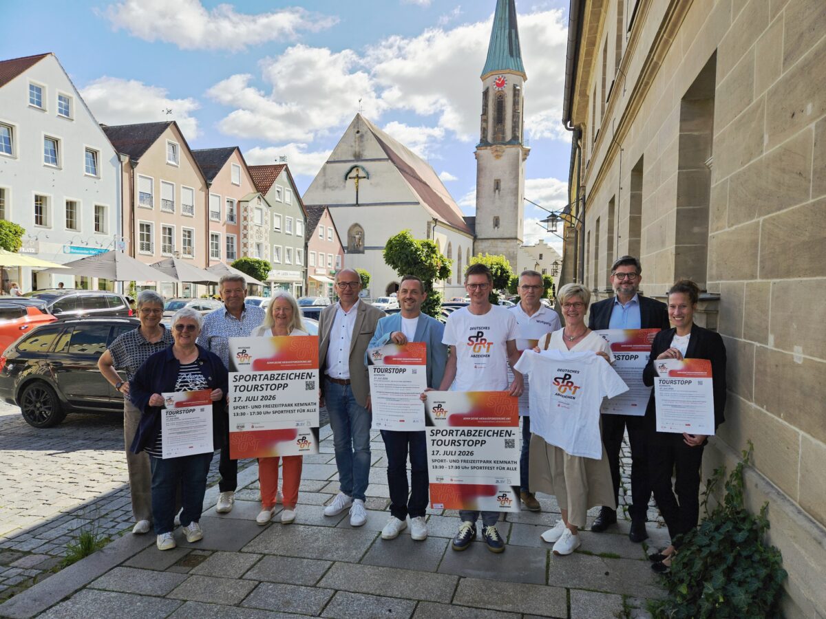 Finale der Sportabzeichen-Tour in Kemnath mit Benefizaktion