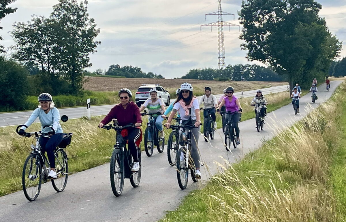 Infos und Geselliges bei der Radtour der Frauenunion