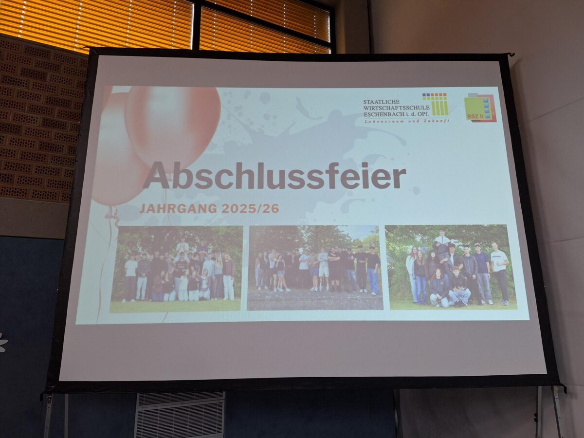 Alle 54 bestehen an der Wirtschaftsschule Eschenbach